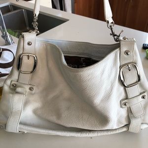 Kooba White Leather Handbag